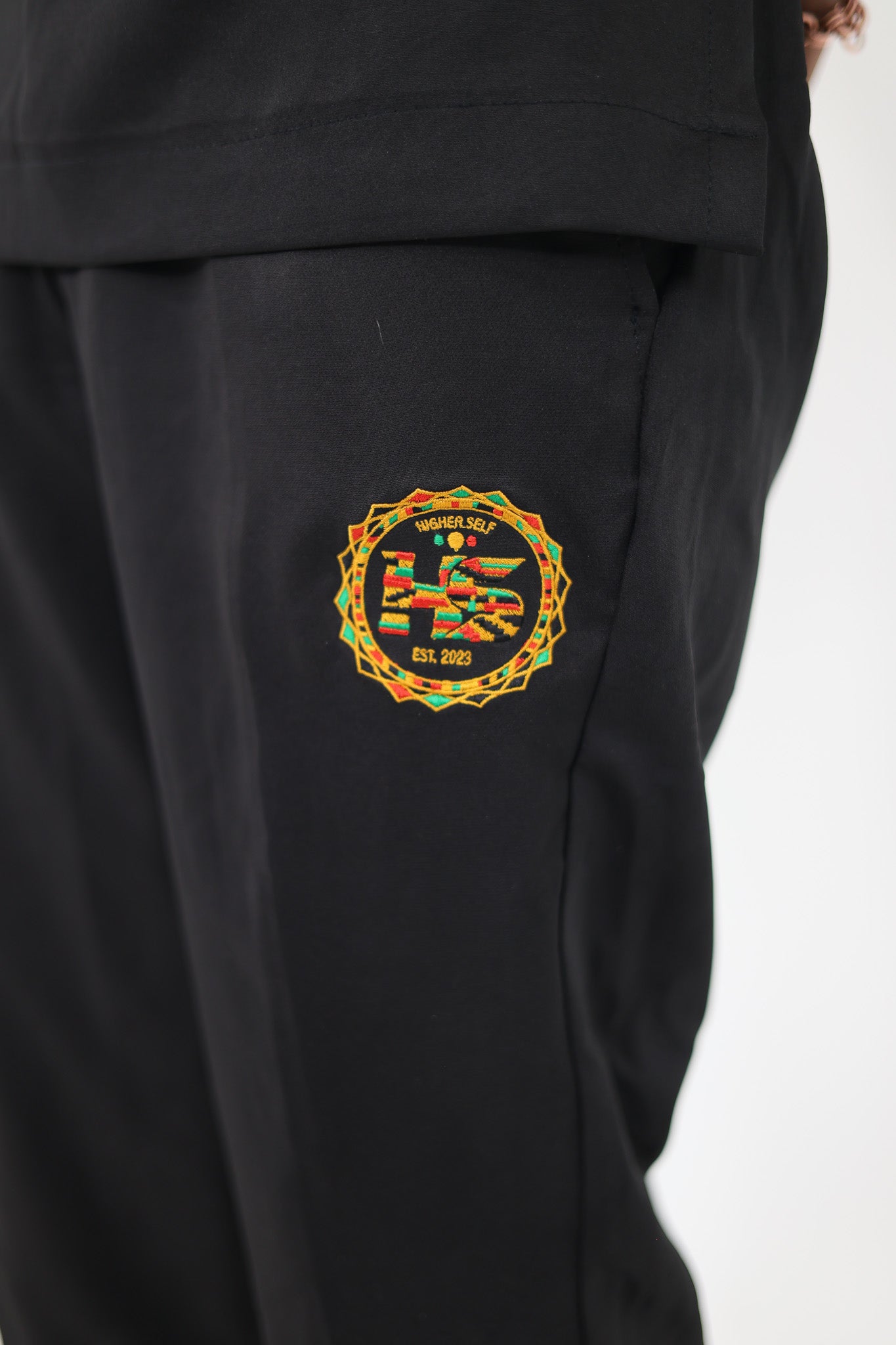 Unisex Kente decorated kaftan