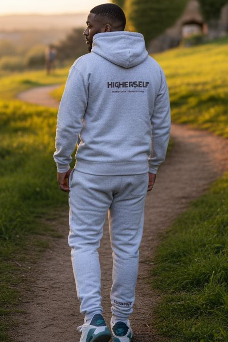 Breath deep embroided hoodie